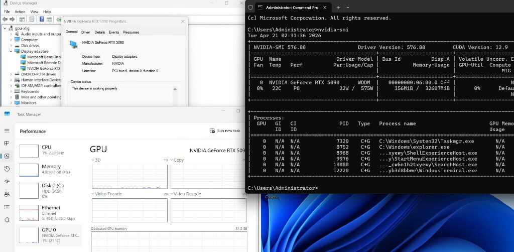 5090-success-showing-in-device